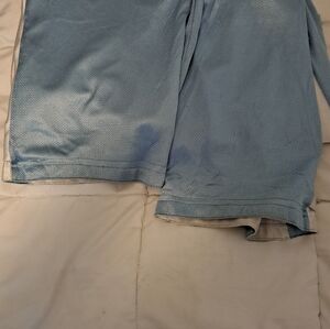 Light blue reversible white jogging/exercise pants.